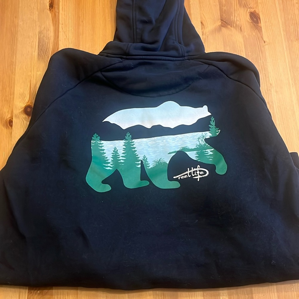 Reel Life Black Xxl hoodie